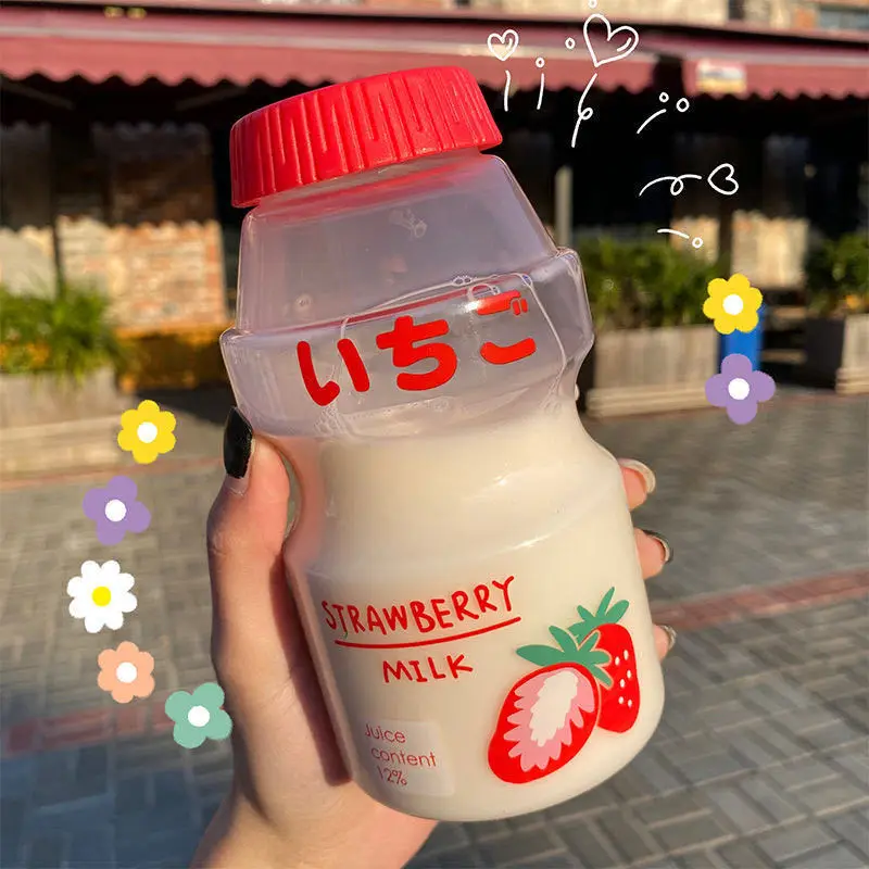 H2219c0fac8c94817b9342b919e57c55b6-1.webp Botella Kawaii 480ml Forma Yakult para Niñas BPA Free - Werlivo