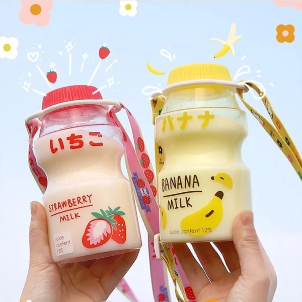 H71dd568503a84fd9b52202c6eea7a9c1g-1.webp Botella Kawaii 480ml Forma Yakult para Niñas BPA Free - Werlivo Republica Dominicana