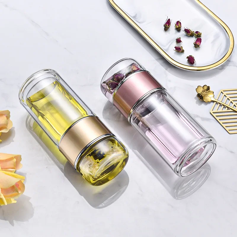 S04cb3d07122d48a982d592d9c6843b94e-1.webp Botella de Vidrio con Infusor de Té Doble Capa - Werlivo