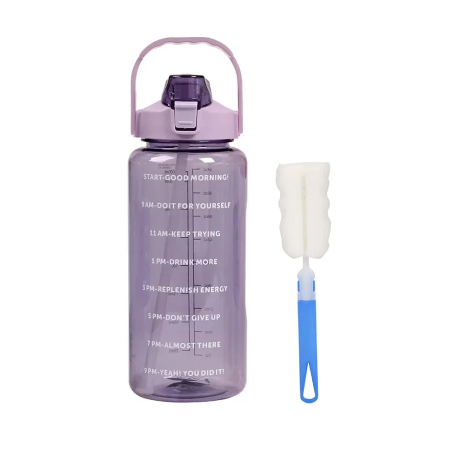 S0d6606653165440695a33828566c7f6dg.webp Botella de Agua 1L/2L Portátil con Sorbete para Deportes - Werlivo