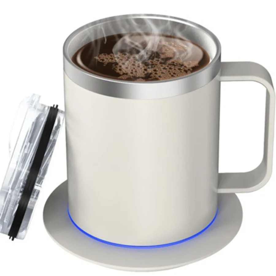 Taza Calentadora USB Eléctrica 12oz con Temperatura - Werlivo