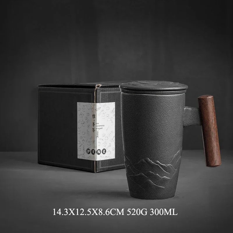 S3501bc35b2434c5a80b29bffc8b74991z.webp Taza de Cerámica Retro con Mango de Madera y Tapa - Werlivo