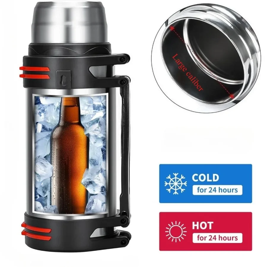 S3563358c0e474bfd9d0bb6eac6b8b00cM-1.webp Botella Térmica Grande Acero Inoxidable para Viaje - Werlivo