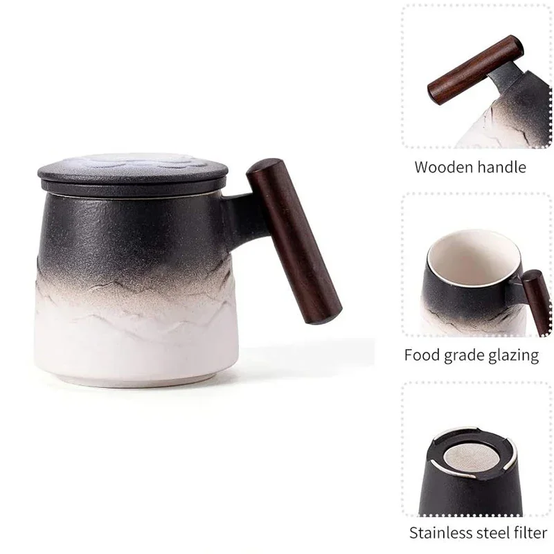 S686f443d6f714739998a3e53036b90034-1.webp Taza de Cerámica con Infusor de Té y Mango de Madera - Werlivo