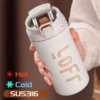 S6ad9f14a293b4ac1ae4cb79e2f637a7fW.webp Taza Térmica Werlivo 600ml - Doble Pared y Sorbete - Werlivo