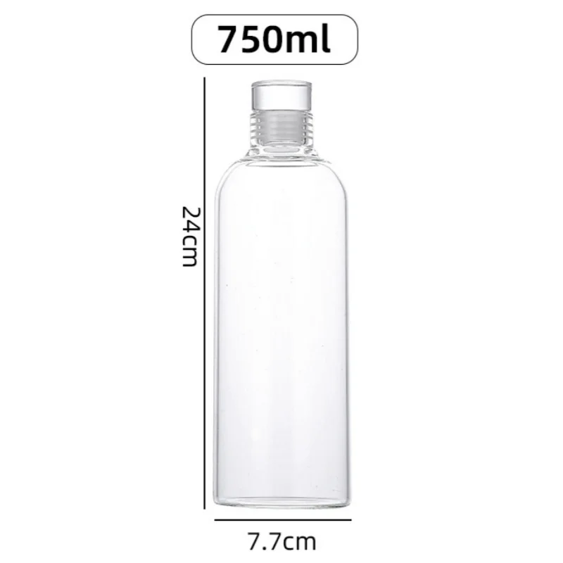 S6d930cd095944b09bab38ec66ee84b16z.webp Botella de Vidrio 300-1000ml Portátil para Deportes - Werlivo