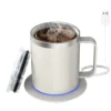 Taza Calentadora USB Eléctrica 12oz con Temperatura - Werlivo