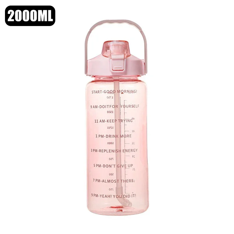 S80e705e3b5514a119a4e966f609c7fa42.webp Botella de Agua 1L/2L Portátil con Sorbete para Deportes - Werlivo