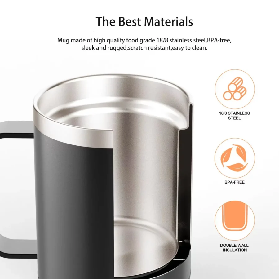 Taza Calentadora USB Eléctrica 12oz con Temperatura - Werlivo