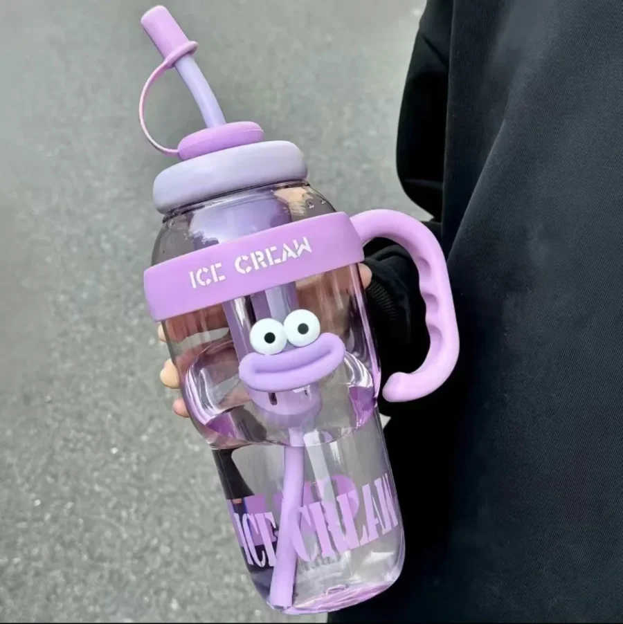 Vaso Deportivo 1200ml con Sorbete y Diseño Moderno - Werlivo