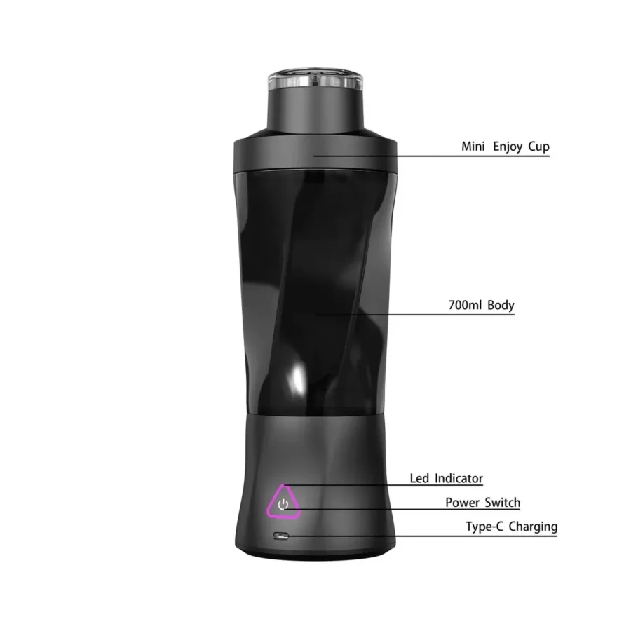Sa5e57cef16414ad8ba005869cee0d3acm.webp Licuadora Eléctrica Portátil USB 700ml Inalámbrica - Werlivo