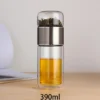 Sb91a481e3c7d4922ae27eff0ae5c6c4fV.webp Botella de Vidrio con Infusor de Té 420ml Doble Capa - Werlivo