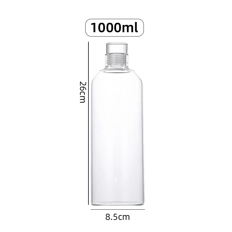 Sbbb251ef9168433c904f87d51d251339E.webp Botella de Vidrio 300-1000ml Portátil para Deportes - Werlivo