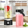Sbc67fbce6f1a4c2daaf882d707ea097dH.webp Licuadora Portátil TINSOL 450ml USB Recargable - Werlivo Republica Dominicana