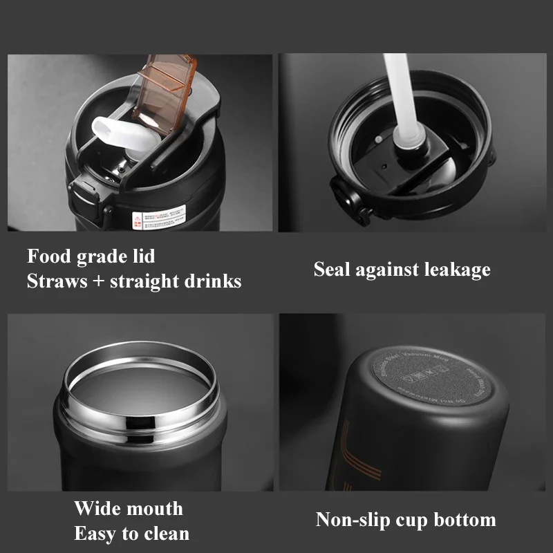 Sc3f6977225ab4c339cfa69e07f29081cM.webp Taza Térmica Werlivo 600ml - Doble Pared y Sorbete - Werlivo