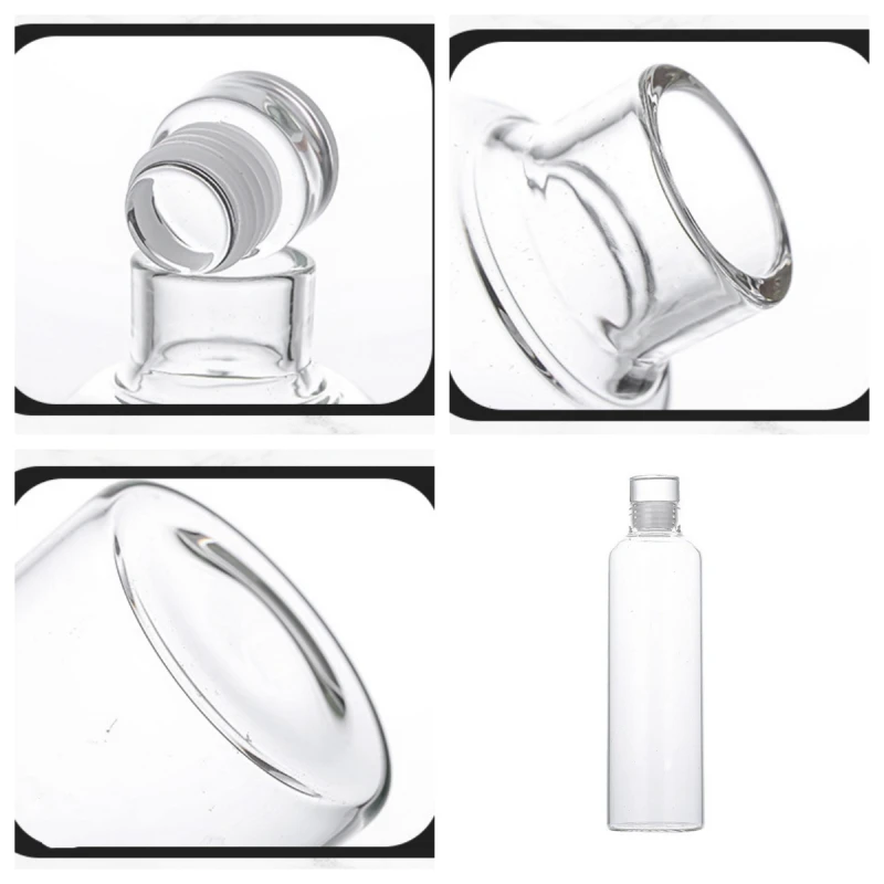 Scfbe3314c13d4cefa16f7f4e2e9c7774N.webp Botella de Vidrio 300-1000ml Portátil para Deportes - Werlivo