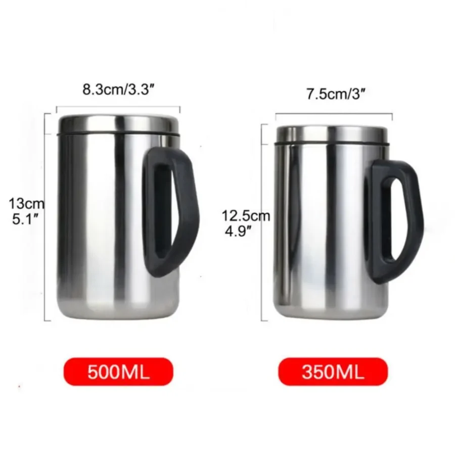 Sd868393d171f4288926410a7f218fdf5p-1.webp Taza de Viaje 350/500ml Acero Inoxidable para Café y Agua - Werlivo