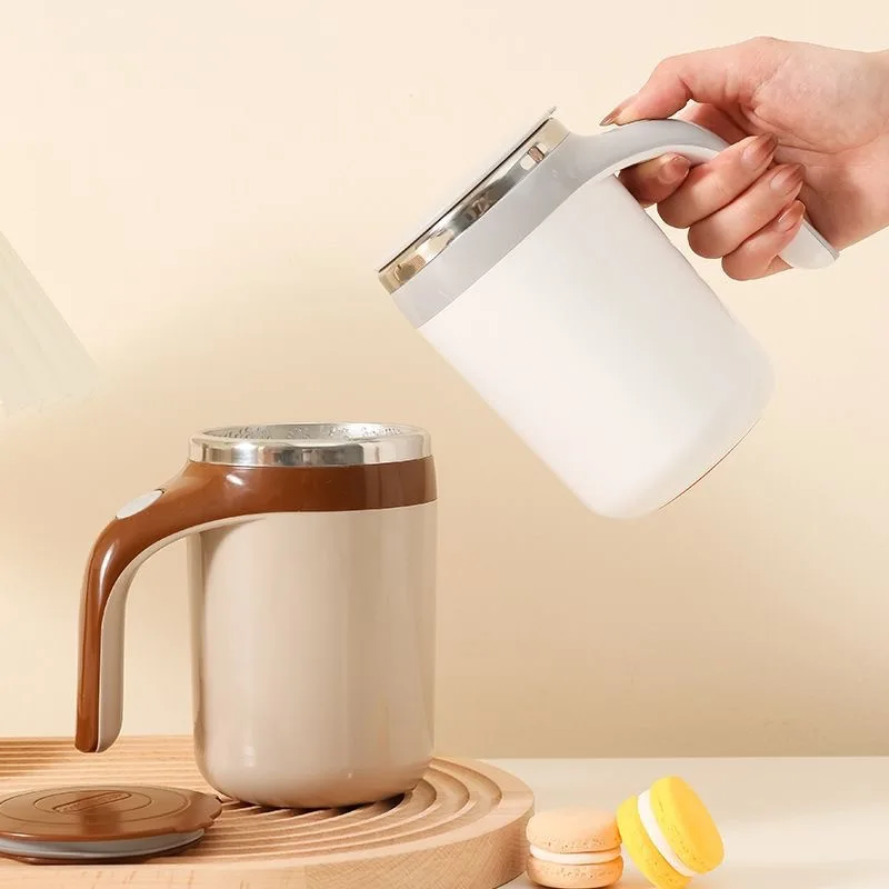 Sec53e67eecac423385c5fa5989c88882Y.webp Taza Auto-Mezcladora USB 350ml Acero Inoxidable - Werlivo